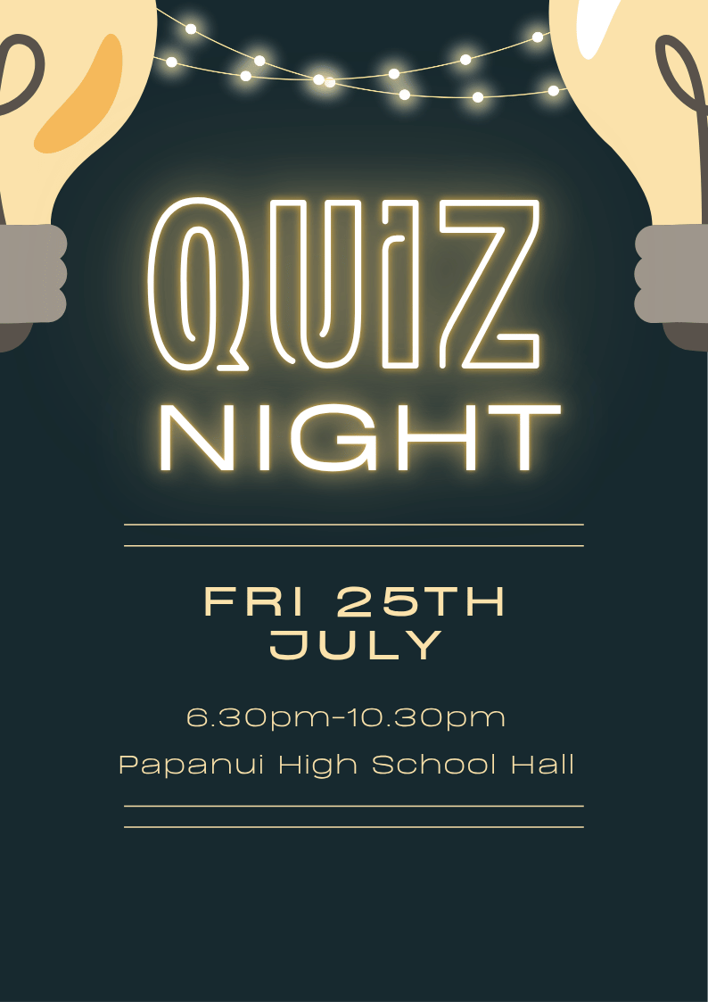 Bold Creative Quiz Night Poster