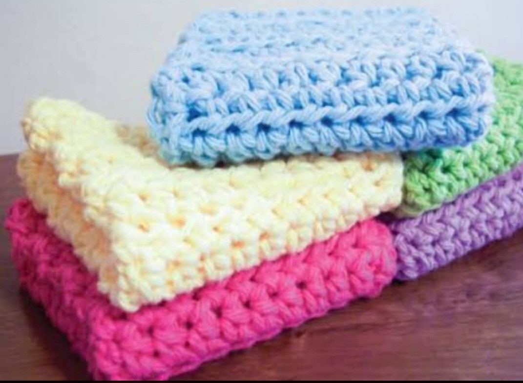 Crochet - Make a Cotton Dishcloth