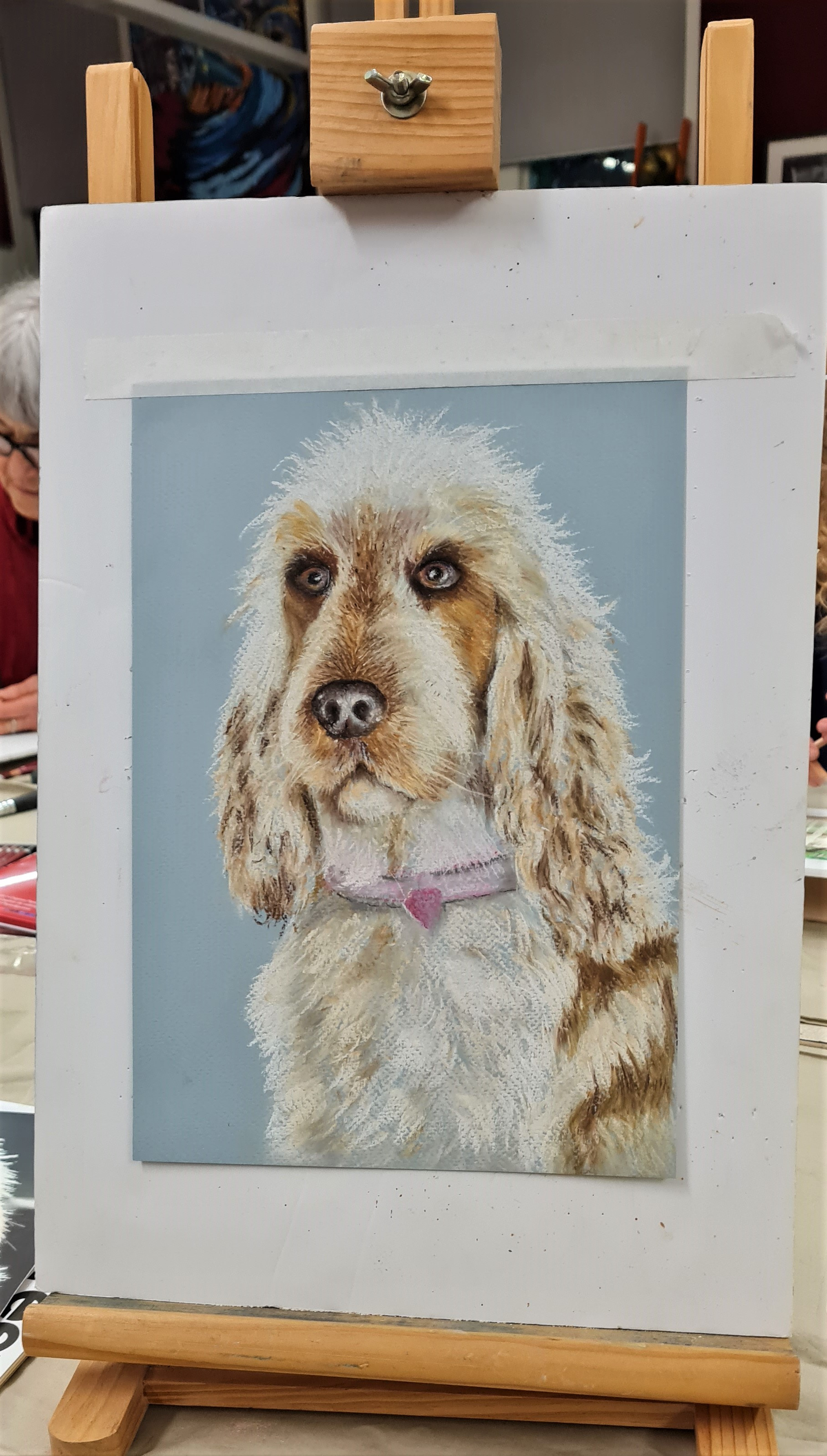 Pastel and Charcoal Drawing