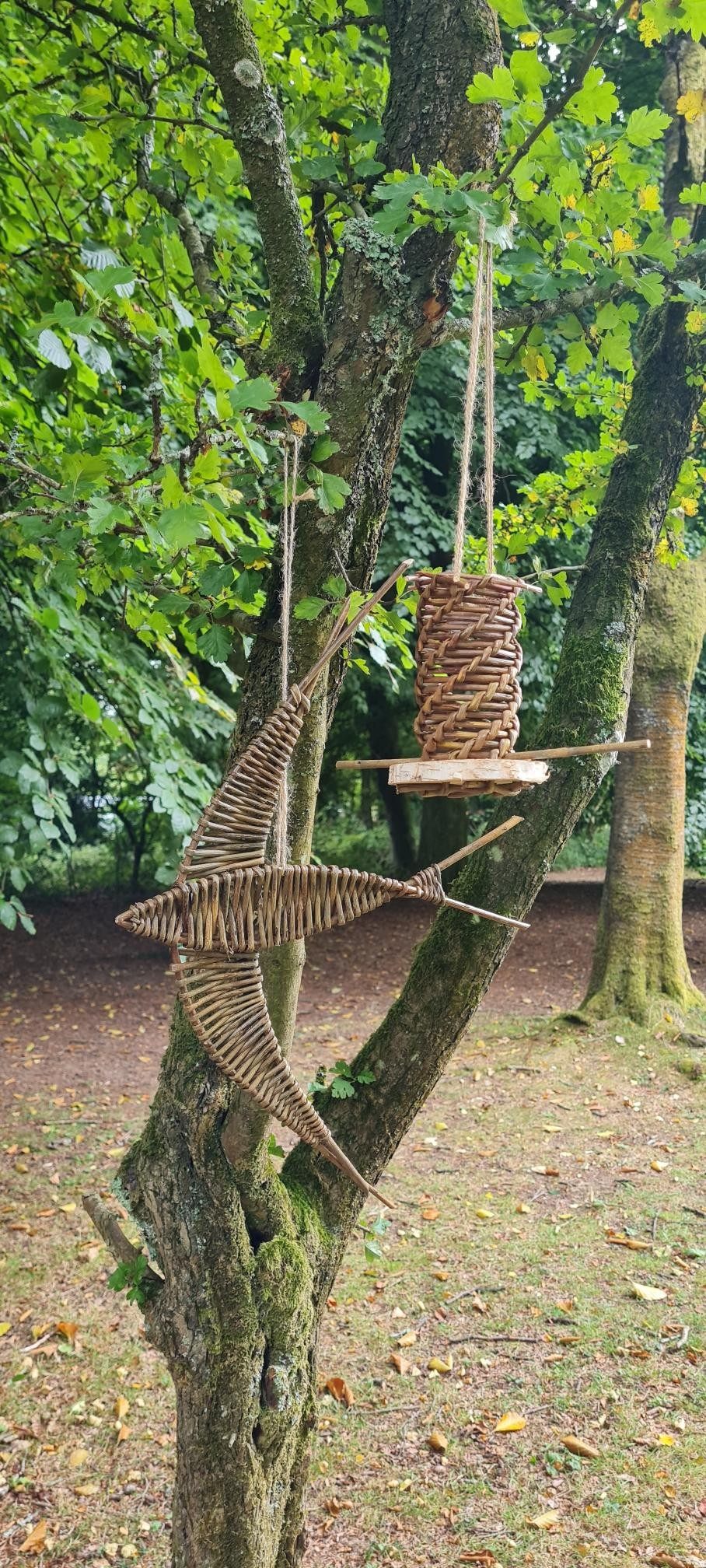 Willow Weaving - Make a Bird and Bird Feeder